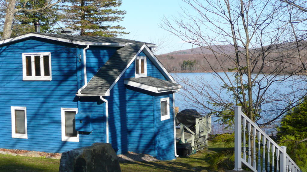 image maison bleue